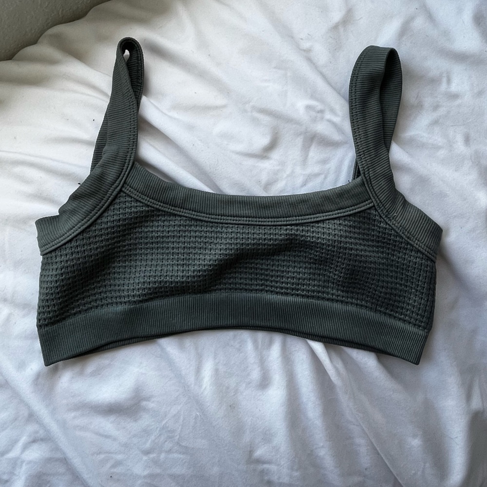 waffle knit bralette